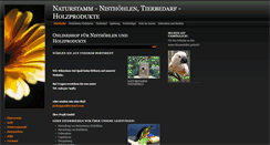 Desktop Screenshot of baumhoehlen.de